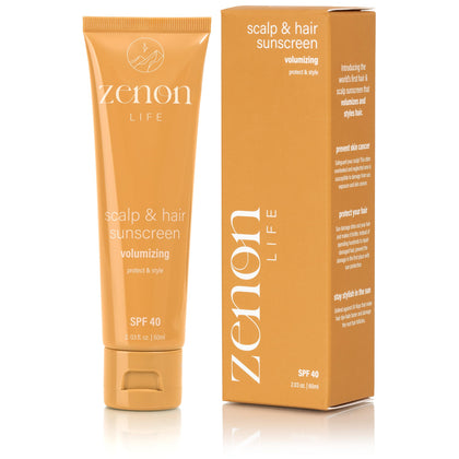 Zenon Life Scalp & Hair Sunscreen - Volumizing, Protect & Style - SPF 40