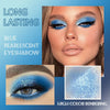 AMY'S DIARY 9 Colors Blue Eyeshadow Palette blue Glitter Makeup,light deep blue Matte Glitter EyeShadow Long Lasting Colorful Eye Shadow Plattet for woman (102)
