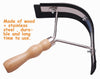 long river Coarse Curry Combo/Sweat Scraper - Horse Sweat Scraper Comfortable to Hold Wood Handle for Cleaning Equipment.