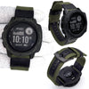 Abanen 22mm Nylon Military Style Watch Bands, Woven Fabric Durable Wristband Strap for Garmin Instinct Tactical/nstinct 2 Solar/Tide/Esports/Instinct Solar (Green)