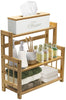 Sorbus Kitchen Countertop Organizer Bamboo Wooden Counter Storage Shelf Rack for Spice, Soap, Skin Care, Makeup Display Stand, Bathroom Shelves, Vanity, Office (3-Tier)