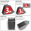 3 Inch Hair Clipper Guards, Hair Clipper Cutting Guides/Combs with 8 Cutting Lengths 3in & 2.75in & 2.5in & 2.25in & 2in & 1.75in &1.5in & 1.25in Fit Most Size Wahl Clippers (8pcs Mega 3 Inch, Gray)