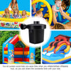 ENERBRIDGE Electric Air Pump for Inflatables Air Mattress Pump for Swimming Ring, Paddling Pool, Snow Tube, Blow up Pool Raft Boat, Inflate Deflate with 3 Nozzles-110 V AC/12V DC (50W)