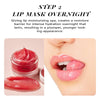 ANAiRUi Lip Care Kit - Lip Mask & Lip Sugar Scrub Set - Overnight Lip Treatment Sleeping Mask & Lip Exfoliator Scrub - Lip Balm Moisturizer for Dry Chapped Cracked Peel Lips Repair (Berries + VC)