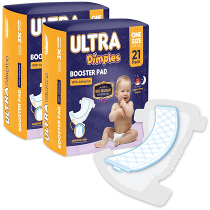 Inspire Ultra Dimples Diaper Booster Pads Our Most Absorbent Diaper Inserts Ever Diaper Pads Inserts Overnight or Daytime Diaper Liners Turn Any Diaper into Super Overnight Diapers