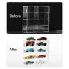 KISLANE Acrylic Display Case Compatible with Hot Wheels, Matchbox Cars, 32 Slots Display Case for Hot Wheels, Matchbox Cars(Extra Large-32 Slots)