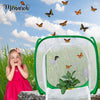 Big Cube Large Butterfly Habitat with Drawbridge Open Door and Observation Window | 23L x 23W x 24H | Raise Up to 20 Monarchs with Cage by MONARCH BUTTERFLY LIFE