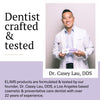 ELIMS Melt-Away Teeth Whitening Strips for Sensitive Teeth - 14 Strips, 7 Treatments - Dissolving Mess-Free Application