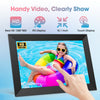 WiFi 10.1'' Digital Picture Frame with 1280x800 Resolution, Touchscreen Digital Photo Frame Share Photos and Videos Remotely via APP - Gift Guide for Family and Friends