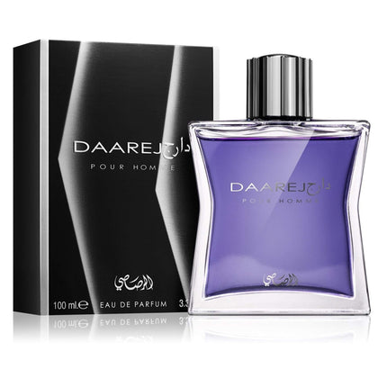 RASASI Daarej Pour Homme For Men Eau De Parfum Spray, 3.4 Ounce
