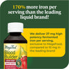 MegaFood Blood Builder Liquid Iron - Iron Supplement - Clinically Shown to Increase Iron Levels Without Constipation - Liquid Iron Supplement for Women, Men & Kids - Vegan- 7.7 Fl Oz (23 Servings)