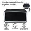 [Upgraded Version] iGuerburn 32GB Simple Music Player for Dementia Elderly, Easy to Use Mp3 Music Box Dementia Alzheimers Products Gifts Audio Book Players for Seniors - Black