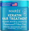 MAREE Deep Hair Oil Conditioner - Hydrating & Deep Conditioning Hair Oil with Coconut Oil & Keratin for Fine, Curly & Frizzy Hair - Biotin & Collagen Moisturizing Conditioner for Dry Bleached Hair