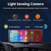 10 Inch Auto Brightness Wireless Apple Carplay Screen for Car Plug in.4k Dash Cam with Android Auto. Portable Car Stereo. Car Play Box Dash Mount,Driveplay,GPS Navigation,Bluetooth Touch Radio,Airplay