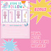 Potty Training Chart for Toddler 17 PCS Potty Training Sticker Chart 5 Fun Styles Potty Chart for Girls with Stickers Stickers for Kids Potty Training Reward