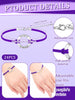 Funtery 24 Pcs Dance Bracelet Gifts Bulk Girls Team Party Charm Jewelry Wax Rope Adjustable Dancer Recital Accessories