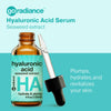 Double Size (4OZ) Hyaluronic Acid Serum for Face 3.5%, Hyaluronic Acid Moisturizer, Hydrating Serum for Face, Moisturizing Hyaluronic Acid Serum with Seaweed and Chamomile, Glow Face Serum for Women