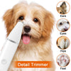 Veeconn Dog Clippers Grooming Kit Hair Clipper-Low Noise Paw Trimmer- Rechargeable - Cordless Quiet Nail Grinder Shaver for Cats and Other Pets