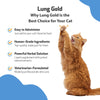 Pet Wellbeing - Lung Gold for Cats - Natural Breathing Support for Felines - 2oz (59ml)