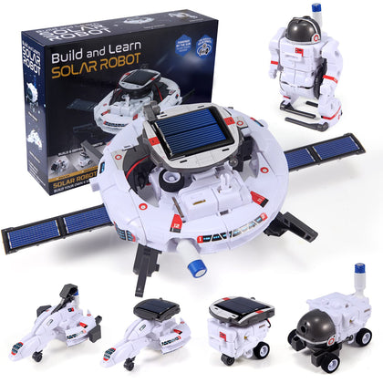 STEM Projects Toys for Kids Ages 8-12, Solar Robot Science Kits Gifts for 8-14 Year Old Teen Boys Girls, 120Pcs Building Experiments for Teenage Ages 9 10 11 13