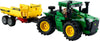 LEGO Technic John Deere 9620R 4WD Tractor Toy 42136 Building Toy - Collectible Model with Trailer, Featuring Realistic Details, Construction Farm Toy for Kids Ages 8+