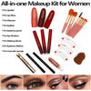 UNIFULL 132 Color All- In- One Makeup For Women Full Kit,Professional Makeup Kit,Makeup Gift Set for Women,Girls&Teens,Include eyeshadow/lipstick/concealer/Lip Gloss/Eyeliner/Mascara?006N2-Silver?