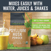 Viva Naturals Organic Psyllium Husk Powder (1.5 lbs) - Easy Mixing Fiber Supplement, Finely Ground & Non-GMO Powder for Promoting Regularity