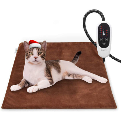 BurgeonNest Pet Heating Pad for Dogs Cats with Timer, 28