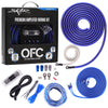 Skar Audio 1/0 Gauge OFC Complete Amplifier Installation Wiring Kit, SKAR0ANL-OFC