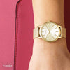 Timex Women's TW2R36100 Metropolitan 34mm Gold-Tone Stainless Steel Mesh Bracelet Watch