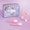 Three Cheers for Girls - Butterfly Kisses Lip Gloss Set for Girls - Vanilla Flavored & Shimmery Girls Lip Gloss Set for Kids - Lip Gloss Set for Girls & Teens 8-10-12-14-16 - Clear Lip Gloss Set, Bulk