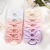 40 Pcs Hair Bows for Girls Toddler Hair Ties 3 Inch Bow Rubber Bands Ponytail Holders Elastics Pigtail Bows Hair Accessories for Girls Baby Toddler
