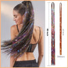 Hair Tinsel Kit (48 Inch,12 Colors, 3600 strands), Fairy Tinsel Hair Extensions with Tools - Glitter Hair Tinsel Heat Resistant Accessories (48 Inches, Hair Tinsel Kit 3600 Strands
