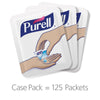 PURELL SINGLES Advanced Hand Sanitizer Gel, Fragrance Free, 125 Count Single-Use Travel-Size Packets, 9620-12-125EC