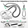 3Pcs Universal Phone Lanyard Crossbody Adjustable Cell Phone Neck Shoulder Lanyard Wrist Stretchy Strap w 3 Patch for Universal Hand Wrist Phone Charm Compatible with Smartphones Key ID Card Holder