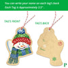 Christmas Gift Tags with String 60 Count(15 Assorted Glitter, Foil, Printed Designs for Xmas Holiday Present Wrapping)