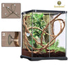 SunGrow Reptile and Amphibians Vine, 6 feet, Twistable, Bendable Branch, 5 Suction Cups Included