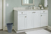 Rubbermaid Spa Works Vanity Wastebasket, Home/Bathroom/Office Use, Small 2.25 Gallon, Plastic, Gunmetal Blue