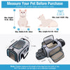 Siivton 4 Way Expandable Pet Carrier, Airline Approved Collapsible Cat Soft-Sided Carriers W/ Removable Fleece Pad For Cats, Puppy, Small Dogs (18