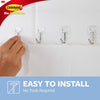 Command Small Wire Toggle Hooks, Damage Free Hanging Wall Hooks with Adhesive Strips, No Tools Wall Hooks for Hanging Christmas Decorations, 10 Clear Hooks and 12 Command Strips