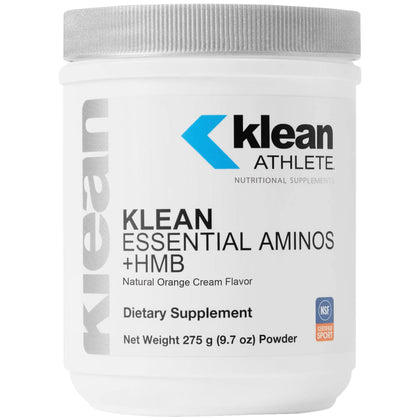 Klean ATHLETE Klean Essential Aminos +HMB | Blend of Essential Amino Acids with HMB, Vitamin D3, and Glutamine for Lean Muscle Mass | 9.7 Ounces