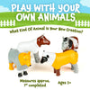 Magnetic Mix or Match Farm Animals Toy Play Set, 16 Pieces