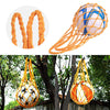 EastyGold Basketball Net Bag Soccer Football Mesh Storage Sports Ball Holder Nylon Carry Bag Durable Single Ball Carrier 2 Pack Black Fit Ball 3 4 5