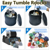 SACKORANGE Total 8 LBS Rock Tumbler Grit and Polish Refill Kit - 4 Step Tumbling Grit Media Set +1/8