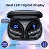 Wireless Earbuds Bluetooth 5.3 Headphones 90 Hrs Playtime Ear buds with Wireless Charging Case Power Display Over-ear Earphones with Earhooks Waterproof Stereo Headset for Android phone Workout CAP0X0