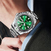 OLEVS Men's Watch Tech Mecha Style Fashion Luxury Big Dial Stainless Steel Luminous Waterproof Wrist Watch
