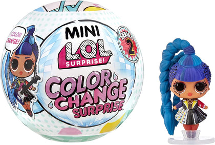 L.O.L. Surprise! Mini LOL Surprise Color Change Surprise Series 2 Mini Collectible Doll with 5+ Surprises, Holiday Toy, Stocking Stuffers, Great Gift for Kids Girls Ages 4 5 6+ Years Old & Collectors