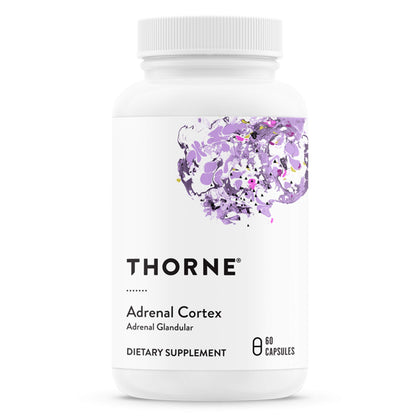 Thorne Research - Adrenal Cortex - Supplements for Cortisol Management Support - Help Support Healthy Adrenal Function for Women & Men - 60 Capsules