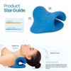 Innostretch Neck Cloud Pillow - Blue Neck Stretcher - Neck Curve Restorer - Cervical Traction Neck Pillow - TMJ Relief Products - Neck Headache Relief - Neck and Shoulder Relaxer