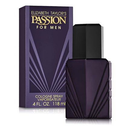Elizabeth Taylor Men's Cologne Fragrance Spray, Passion, 4 Fl Oz